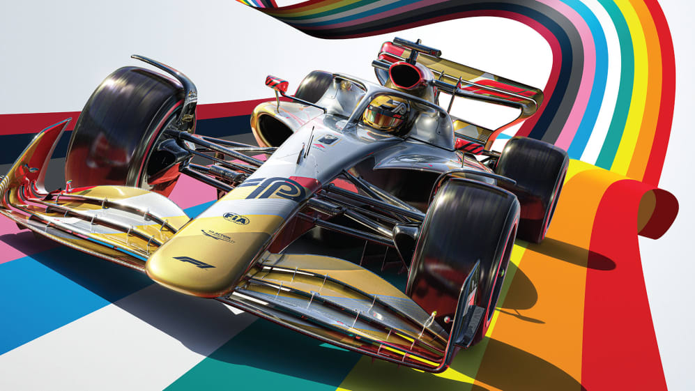 f1 car racing illutration | Poster