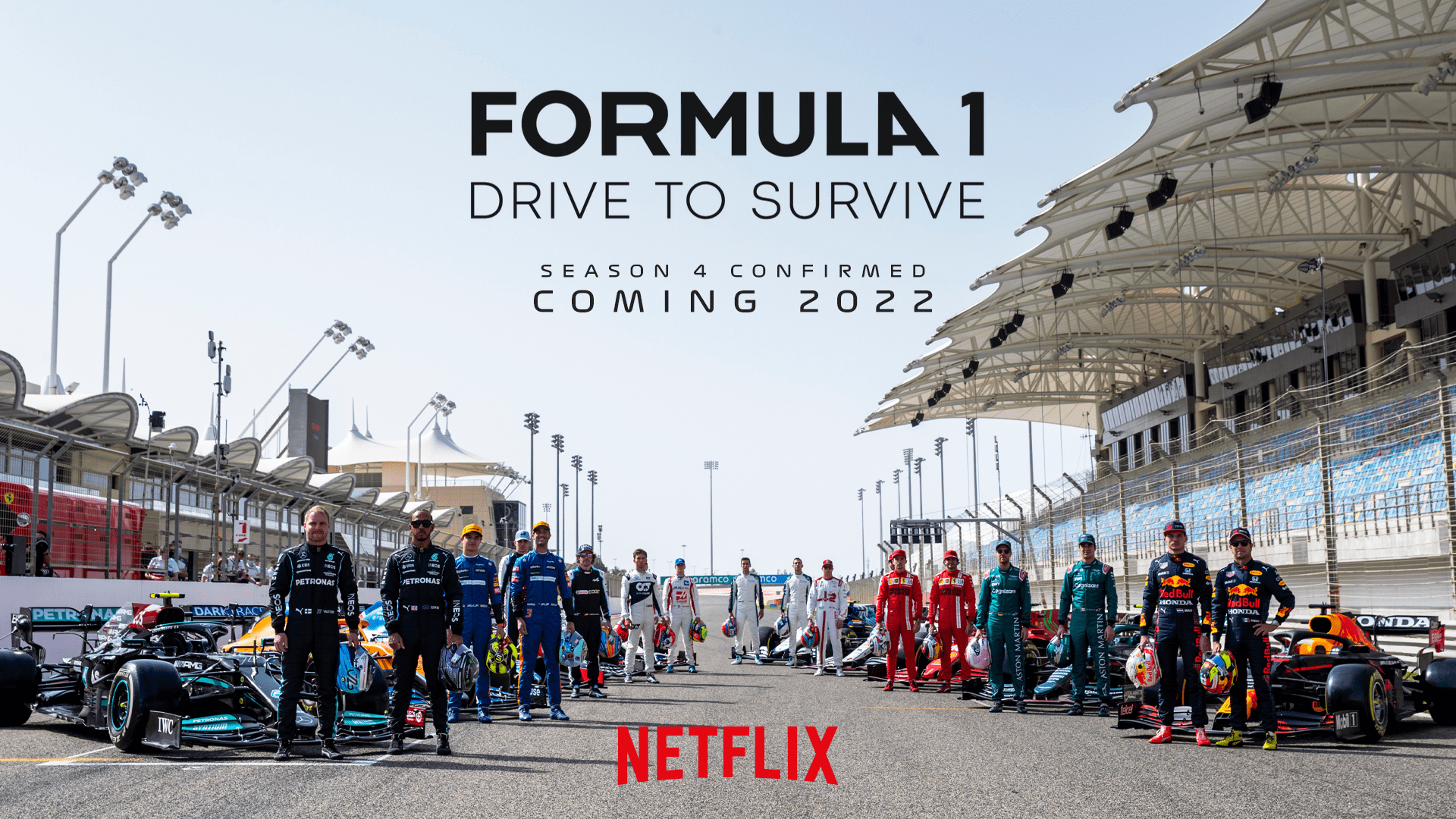 Season 4 of Drive To Survive coming to Netflix in 2022 Formula 1®