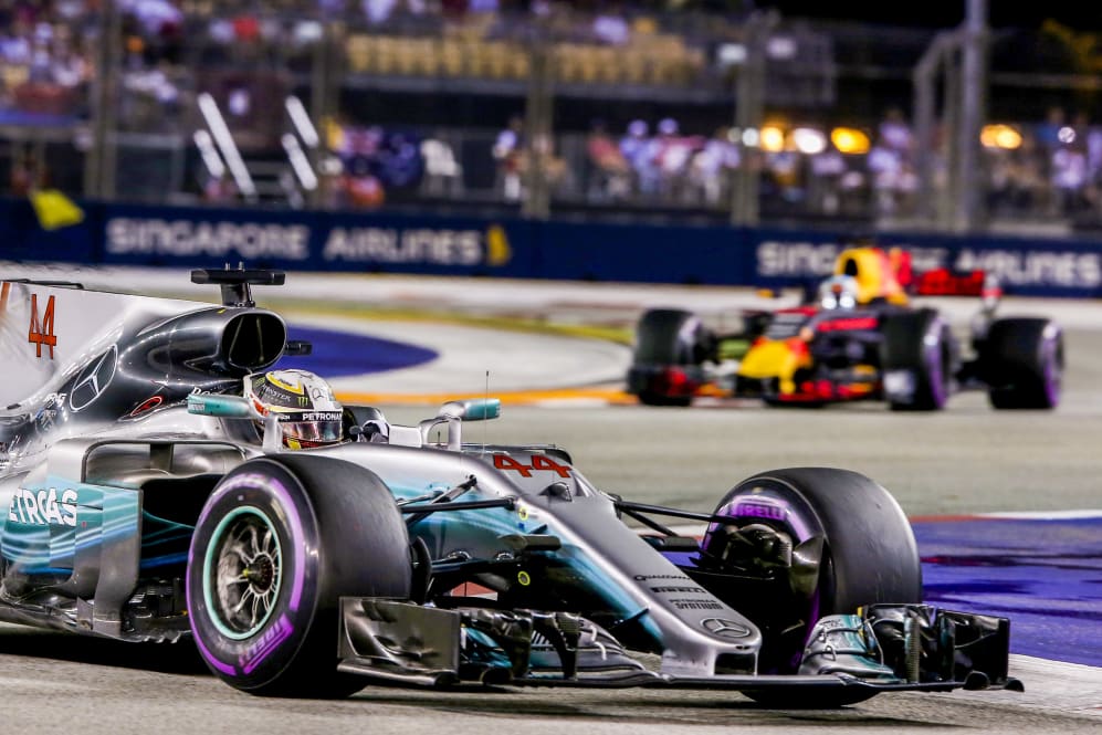 Marina Bay Circuit, Marina Bay, Singapore.
Sunday 17 September 2017.
Lewis Hamilton, Mercedes F1
