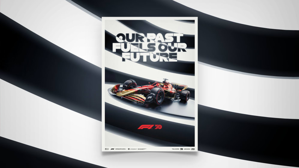 2023 Formula 1 World Champions Poster print –