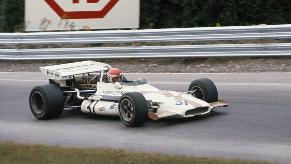 1971 Canadian Grand Prix.
Mosport, Canada. 17-19th September 1971.
Helmut Marko, BRM P153, 12th