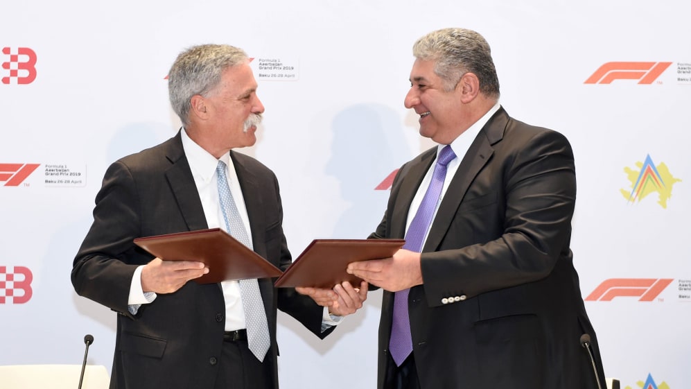 Chase Carey and Azad