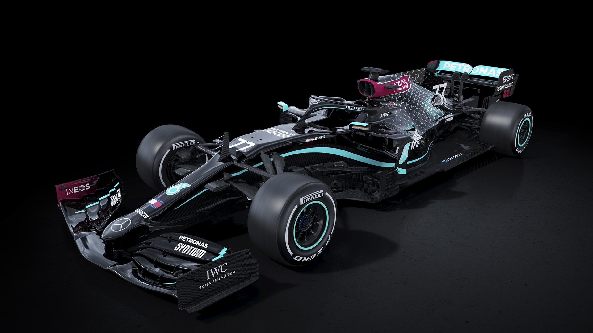 Mercedes switch to all-black livery for 2020 in stand against racism and commitment to diversity Formula 1®