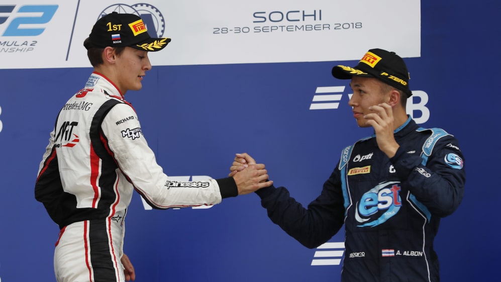 SOCHI AUTODROM, RUSSIAN FEDERATION - SEPTEMBER 30: George Russell (GBR, ART Grand Prix), Alexander
