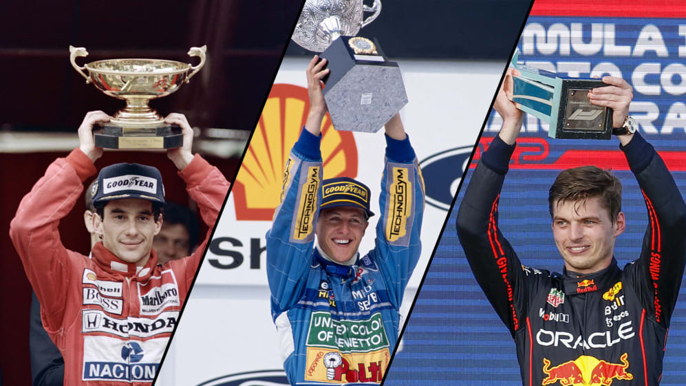 Comparing Five Four-Time F1 World Champions