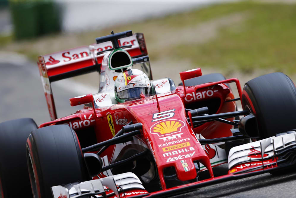 Hockenheim, Germany.
Saturday 30 July 2016.
Sebastian Vettel, Ferrari SF16-H.
World Copyright: