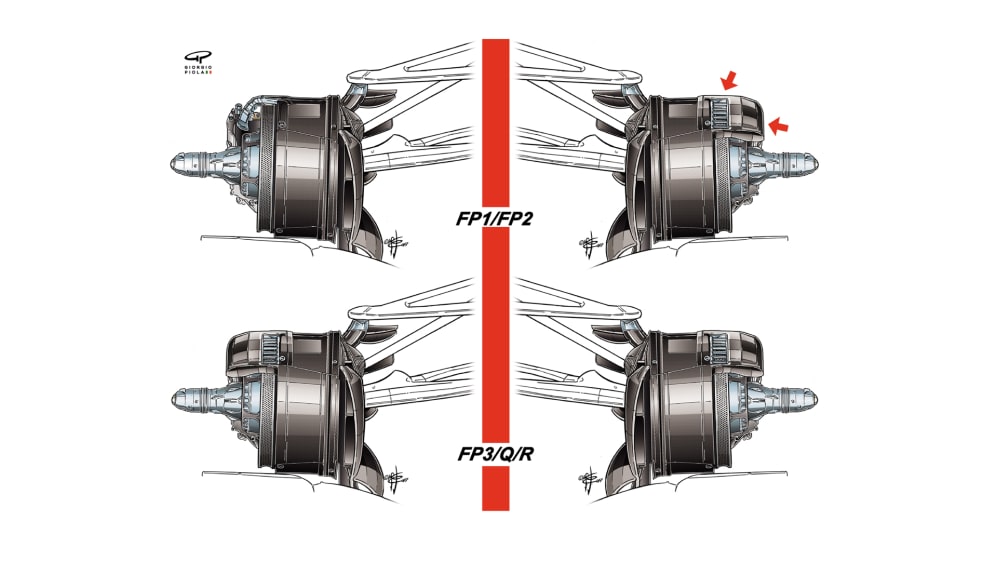 Mercedes F1 W08 - Azerbaijan brake