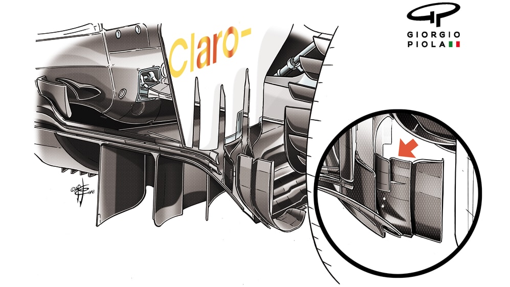 072-018 SAUBER DIFFUSER