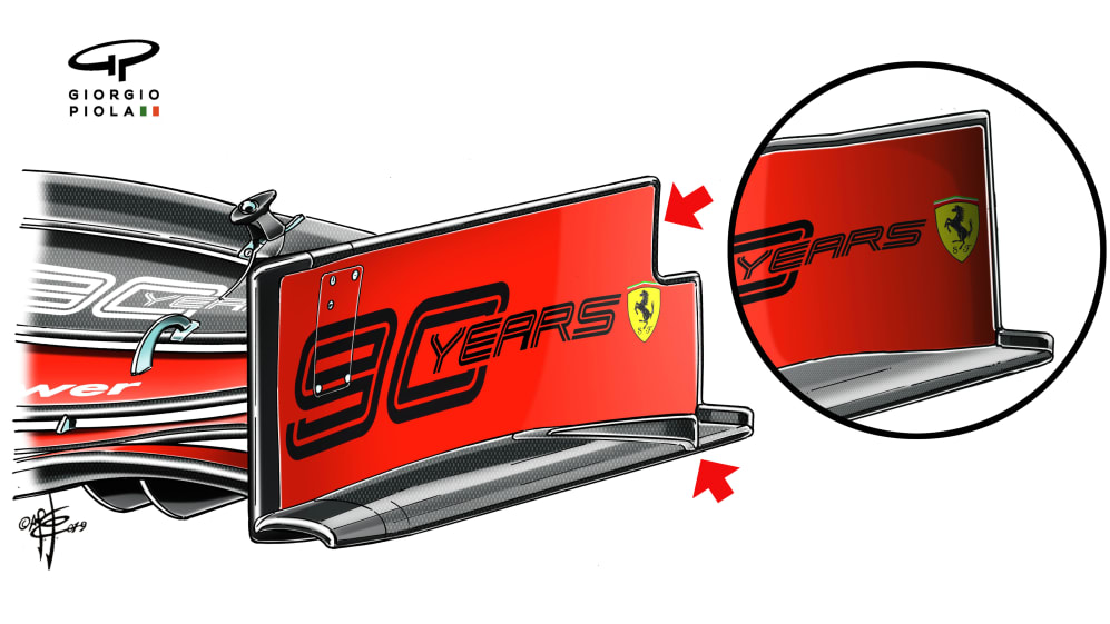 062-65 19 FERRARI END PLATE