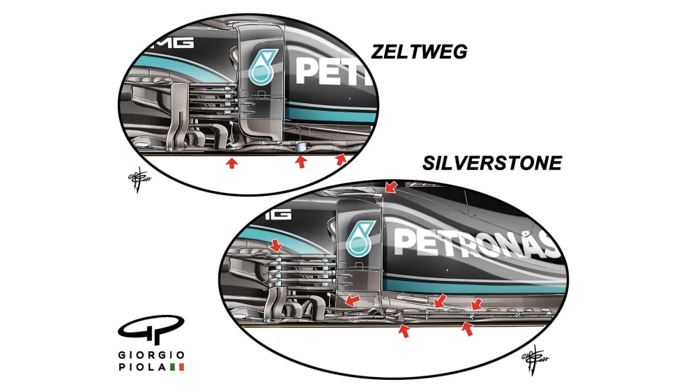 ANALYSIS: Comparing the key differences between the 2021 and 2022 F1 car  designs