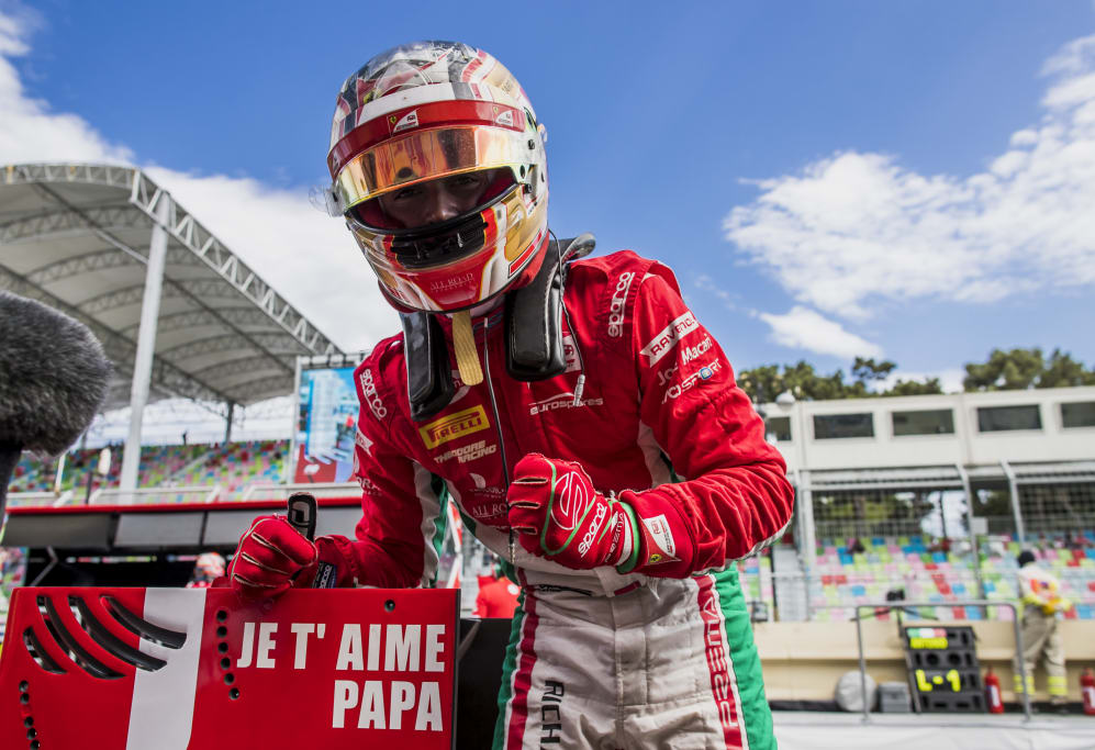 www.sutton-images.com
Pole sitter Charles Leclerc (MON) Prema Racing at Formula Two Championship,