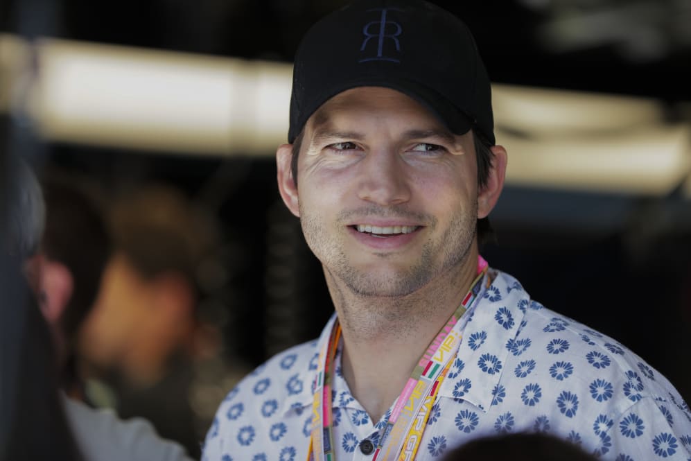 Hungaroring, Budapest, Hungary.
Sunday 30 July 2017.
Actor Ashton Kutcher.
World Copyright: Zak