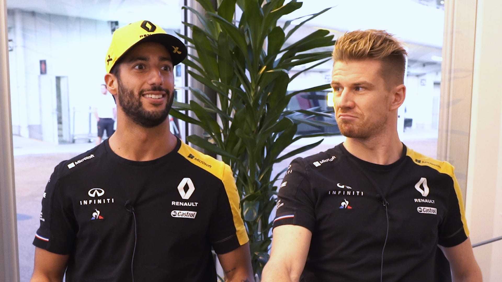 WATCH Renault's Daniel Ricciardo and Nico Hulkenberg take on Grill The