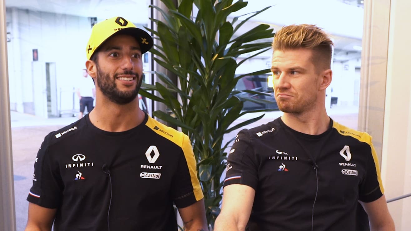 WATCH: Renault's Daniel Ricciardo and Nico Hulkenberg take on Grill The ...