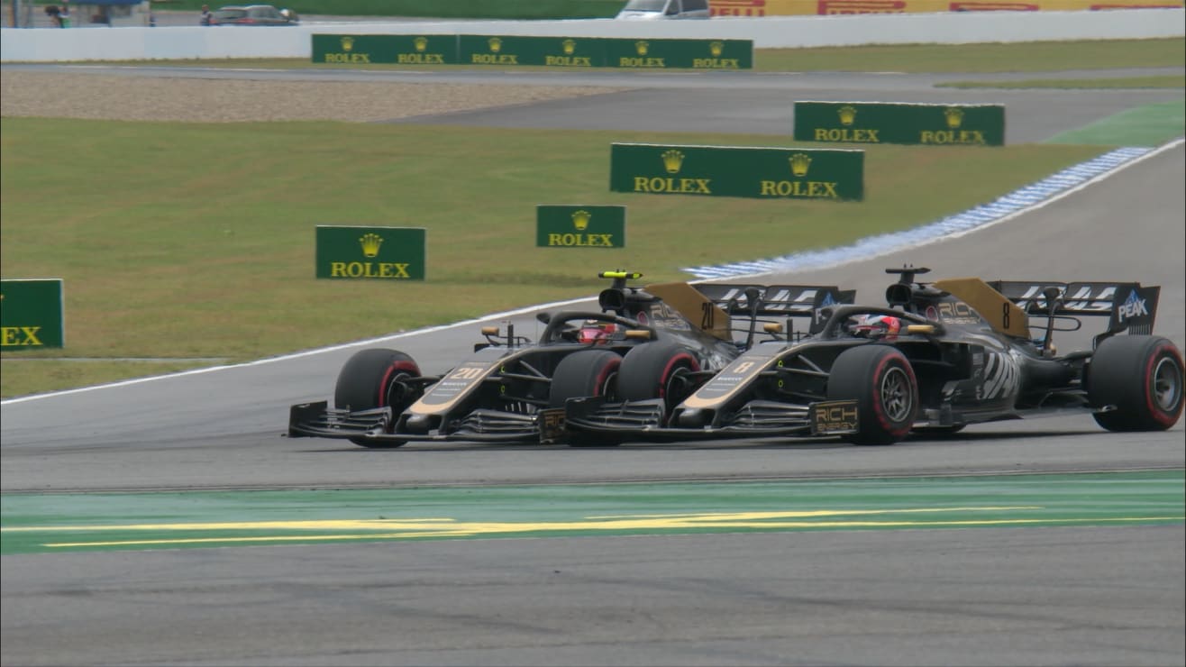 Steiner 'baffled' by Grosjean and Magnussen contact repeat - F1