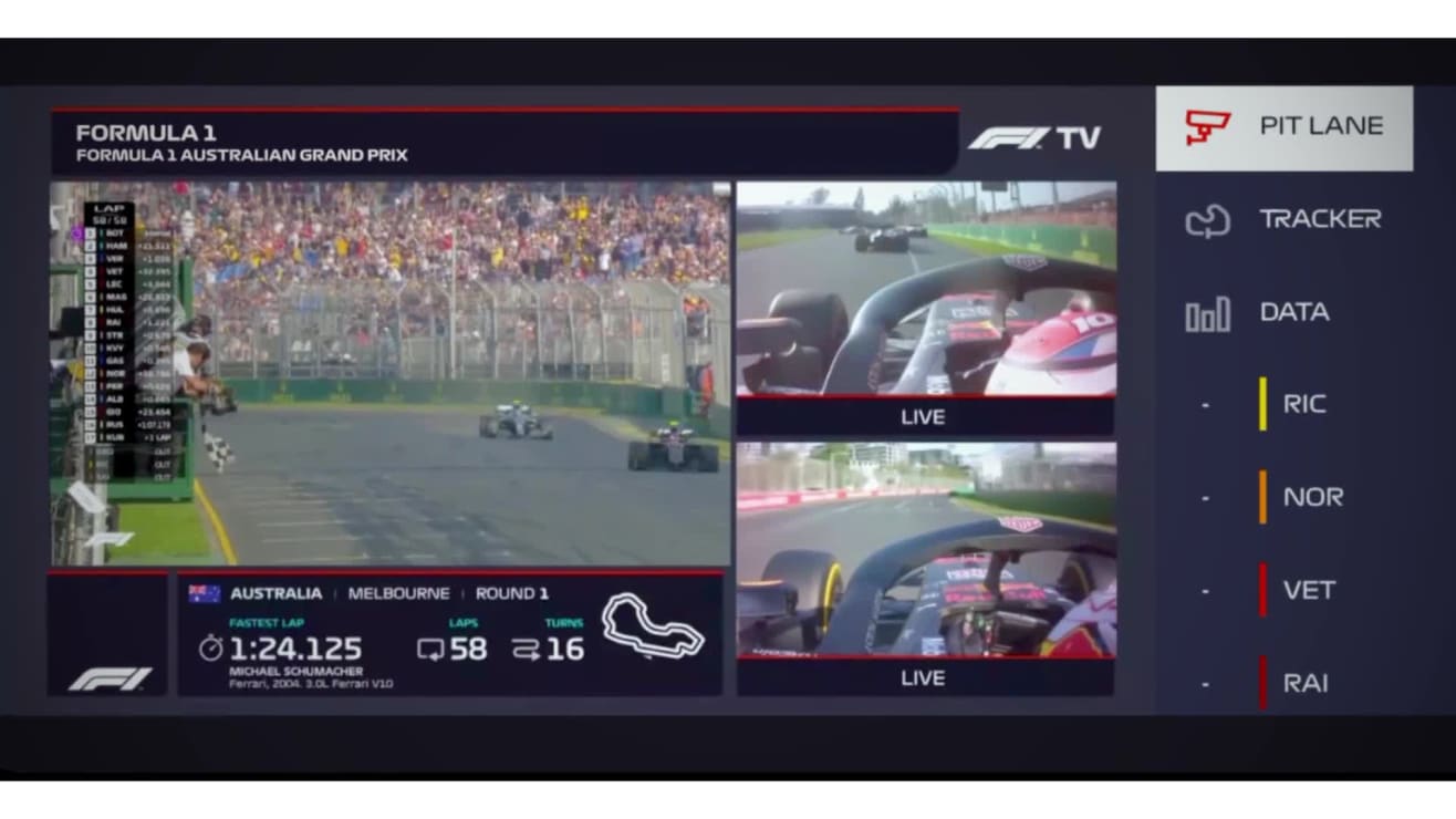 One intense season ahead Exclusive ways to get the best from F1 TV in 2020 Formula 1®