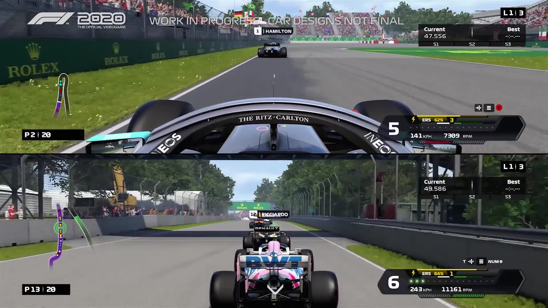 Ontevreden Kust Resultaat WATCH: New trailer shows off split screen mode in Codemasters' new F1 2020  game | Formula 1®