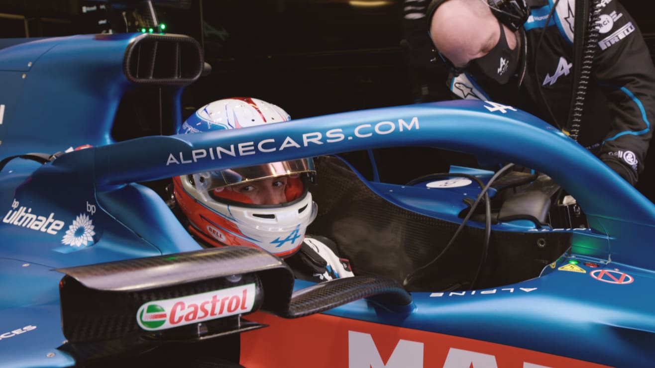 WATCH: Esteban Ocon Takes Alpine A521 For A First Drive At Silverstone ...