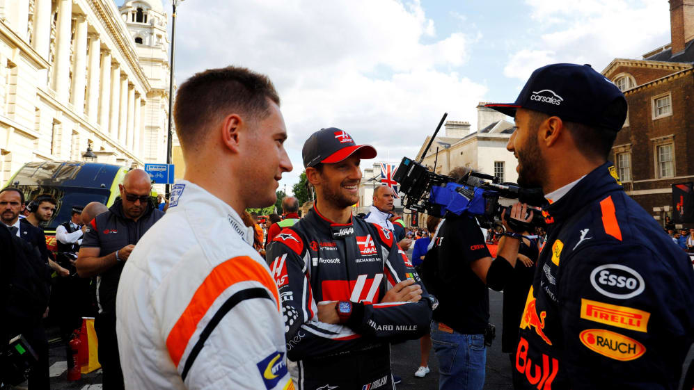 Romain Grosjean reunited with F1 trophies as Alpine bring them