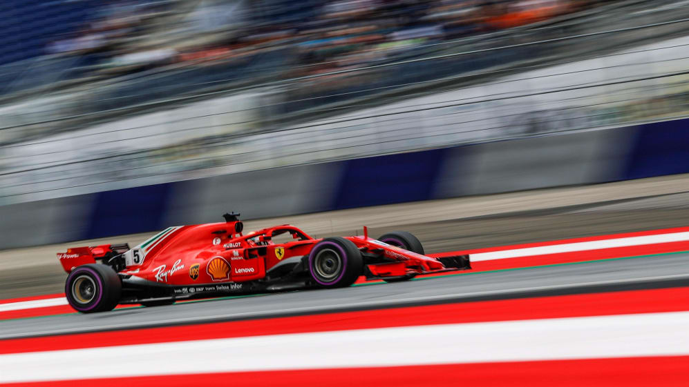 The Ferrari F1 2018 SF71H driven by Vettel once again won the