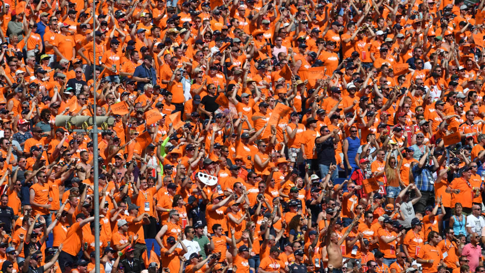 Max Verstappen (NED) Red Bull Racing fans at Formula One World Championship, Rd9, Austrian Grand