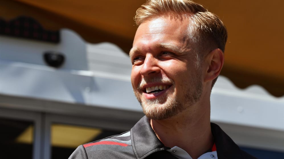 Kevin Magnussen (DEN) Haas F1 at Formula One World Championship, Rd4, Azerbaijan Grand Prix,
