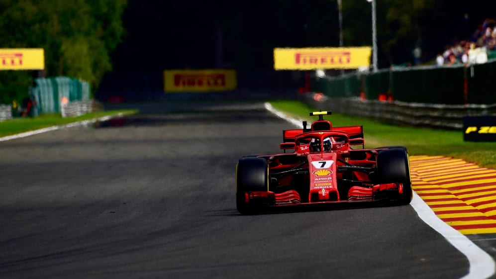 Kimi Raikkonen, Ferrari SF71H at Formula One World Championship, Rd13, Belgian Grand Prix,