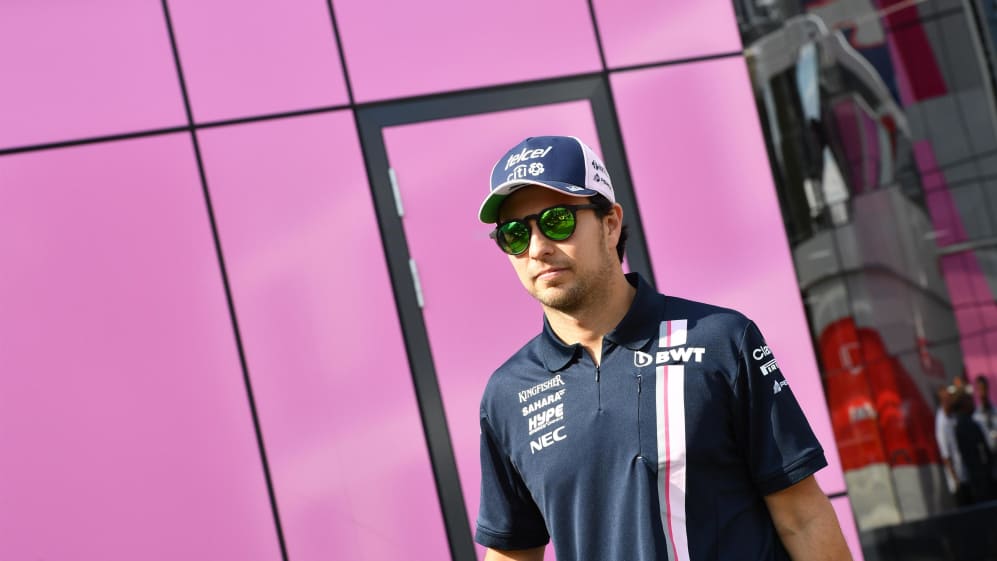 Sergio Perez, Force India at Formula One World Championship, Rd13, Belgian Grand Prix,