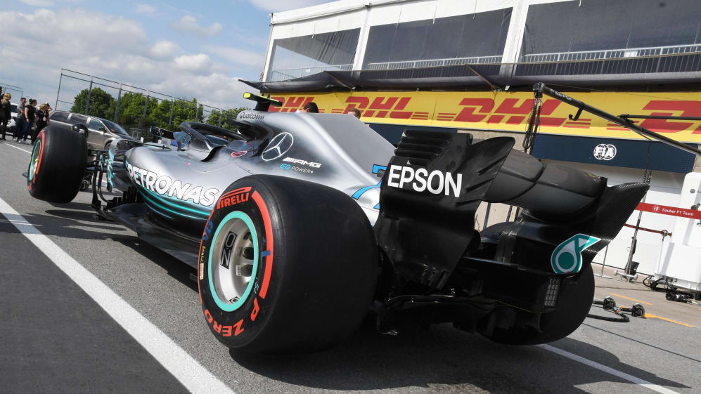Mercedes-AMG F1 W09 EQ Power+ rear at Formula One World Championship, Rd7, Canadian Grand Prix,