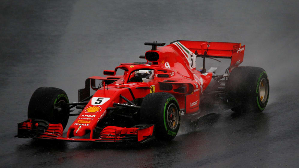 QUALIFYING: Hamilton leads Mercedes 1-2 at soaking Hungaroring