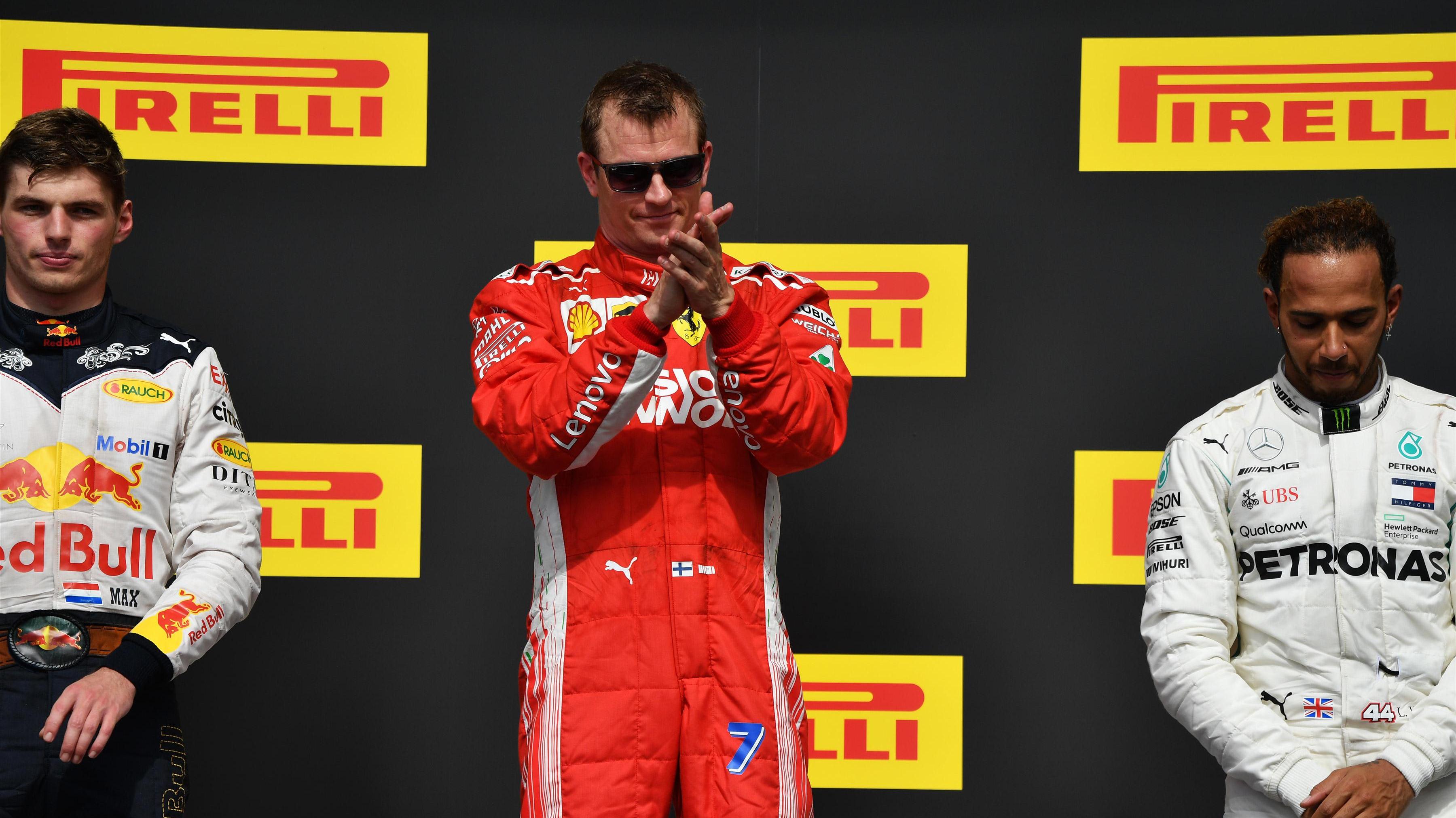 Räikkönen wins in Austin ahead of Verstappen, Hamilton, as title