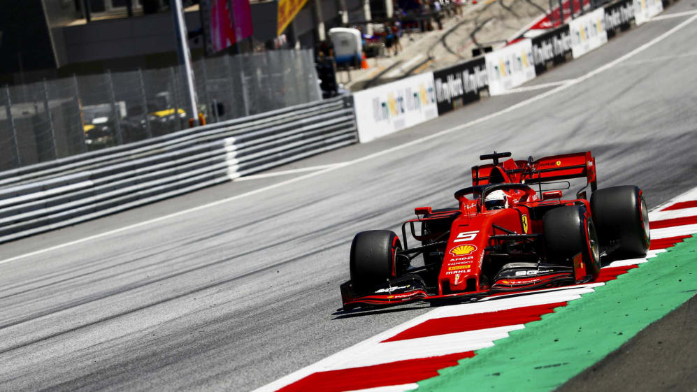 RED BULL RING, AUSTRIA - JUNE 29: Sebastian Vettel, Ferrari SF90 during the Austrian GP at Red Bull