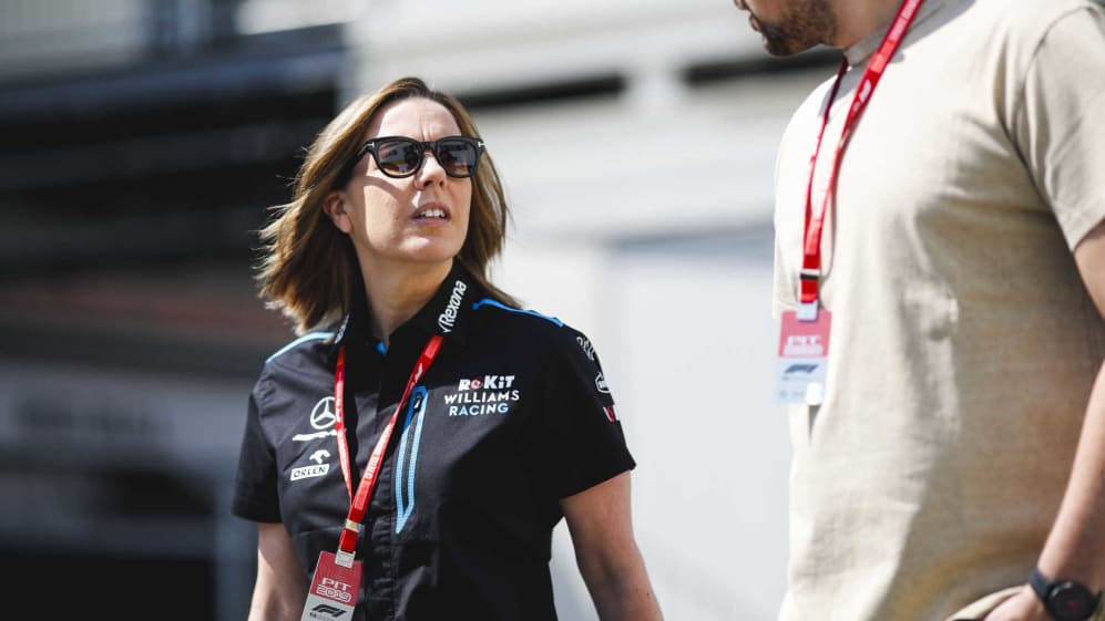BAKU CITY CIRCUIT, AZERBAIJAN - APRIL 26: Claire Williams, Deputy Team Principal, Williams Racing