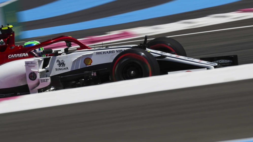 CIRCUIT PAUL RICARD, FRANCE - JUNE 21: Antonio Giovinazzi, Alfa Romeo Racing C38 during the French