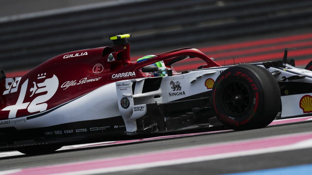 CIRCUIT PAUL RICARD, FRANCE - JUNE 21: Antonio Giovinazzi, Alfa Romeo Racing C38 during the French
