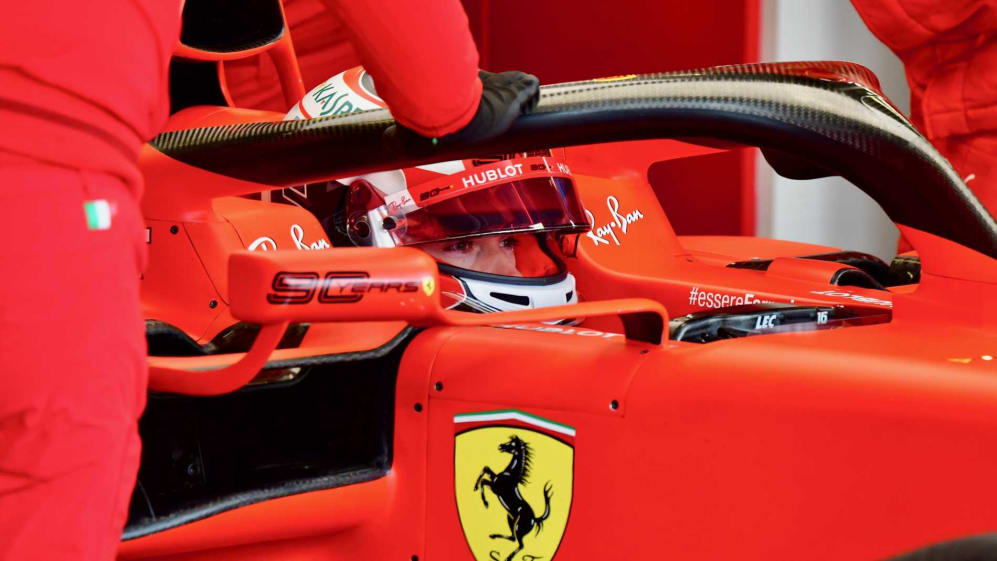 SILVERSTONE, UNITED KINGDOM - JULY 13: Charles Leclerc, Ferrari, in his cockpit during the British
