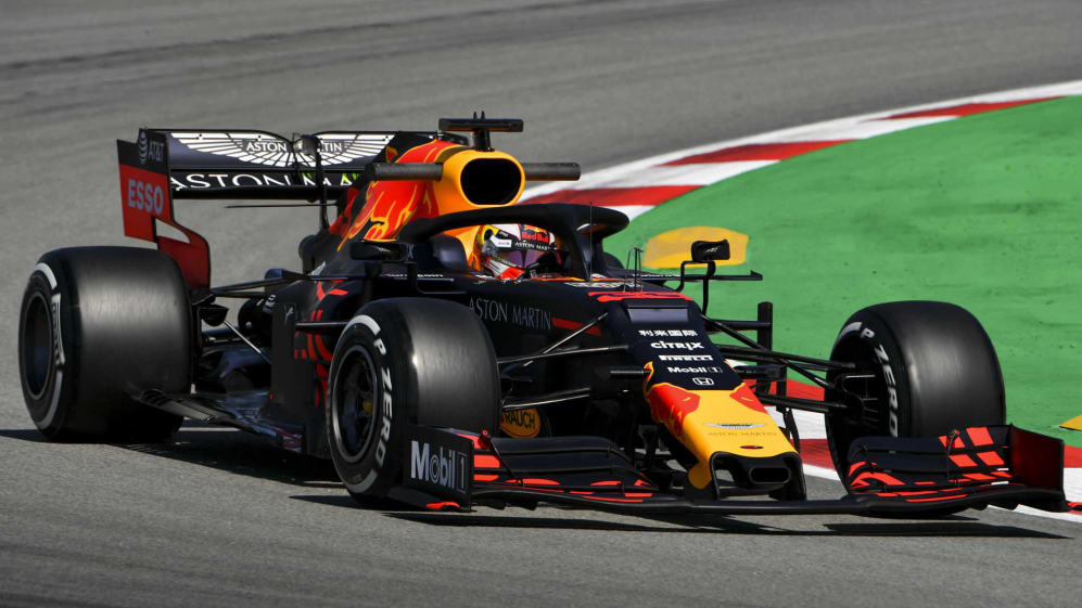 CIRCUIT DE BARCELONA-CATALUNYA, SPAIN - MAY 10: Max Verstappen, Red Bull Racing RB15 during the