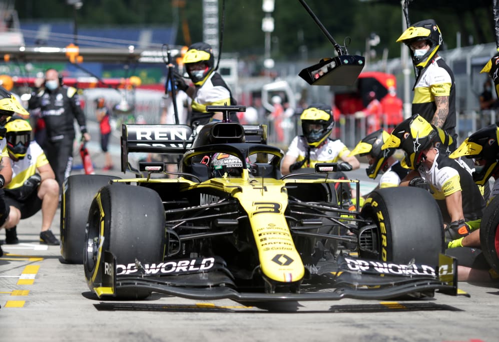 SPIELBERG, AUSTRIA - JULY 03: Daniel Ricciardo of Australia driving the (3) Renault Sport Formula