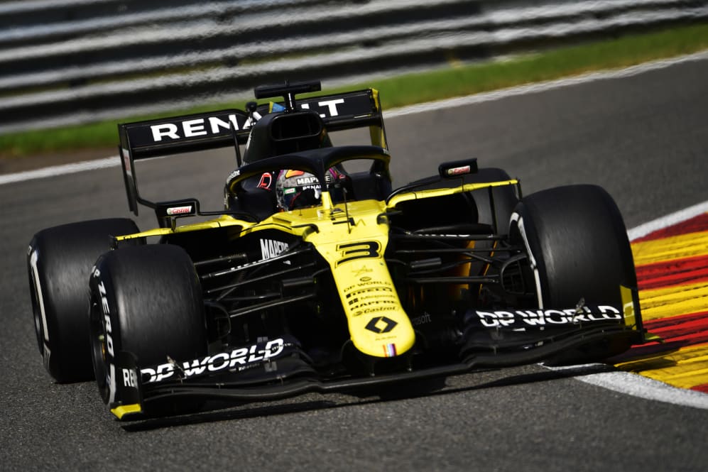 SPA, BELGIUM - AUGUST 30: Daniel Ricciardo of Australia driving the (3) Renault Sport Formula One