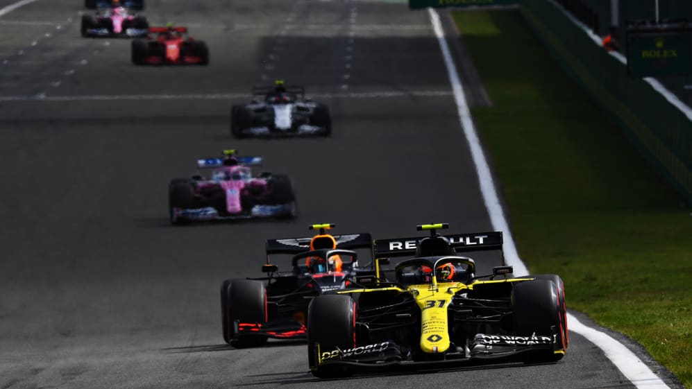 SPA, BELGIUM - AUGUST 30: Esteban Ocon of France driving the (31) Renault Sport Formula One Team