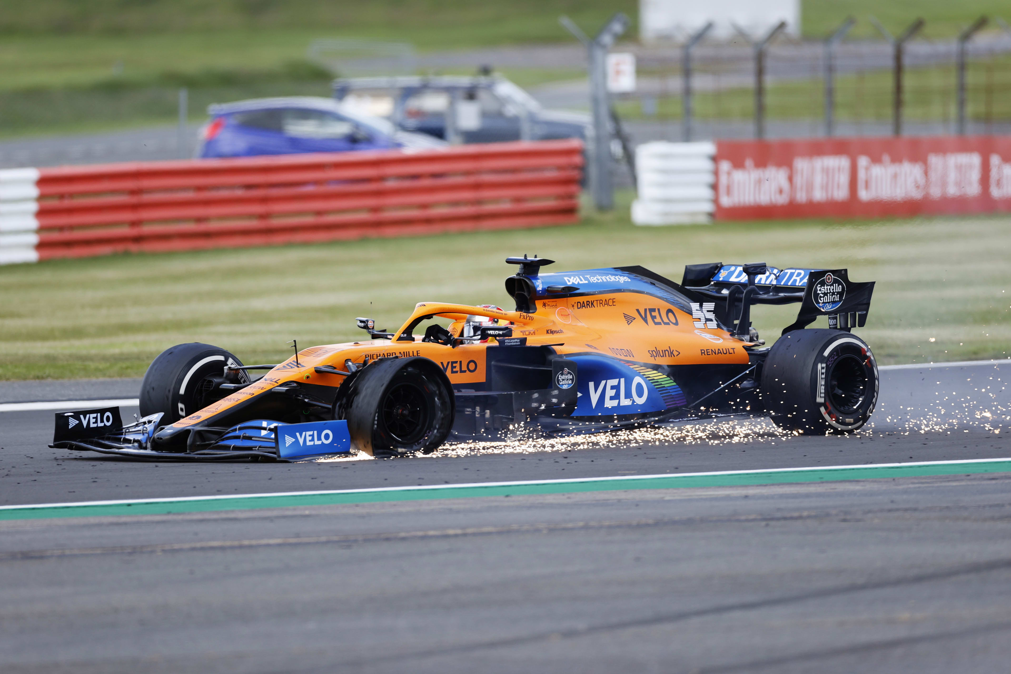 Luck hasnt been with me says Carlos Sainz after last-gasp tyre drama robs him of points at Silverstone Formula 1®