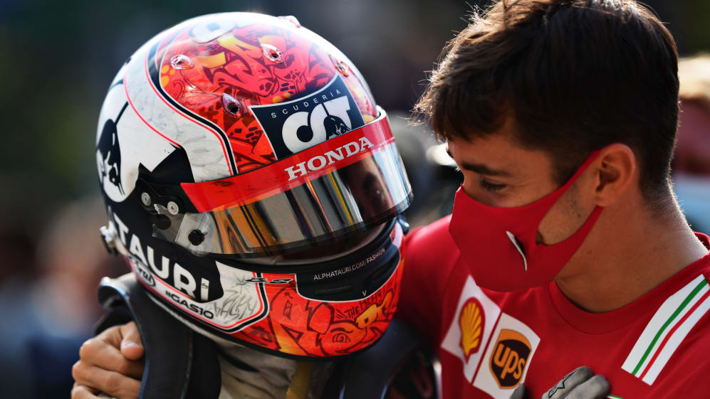 Charles leclerc 2024 monza helmet