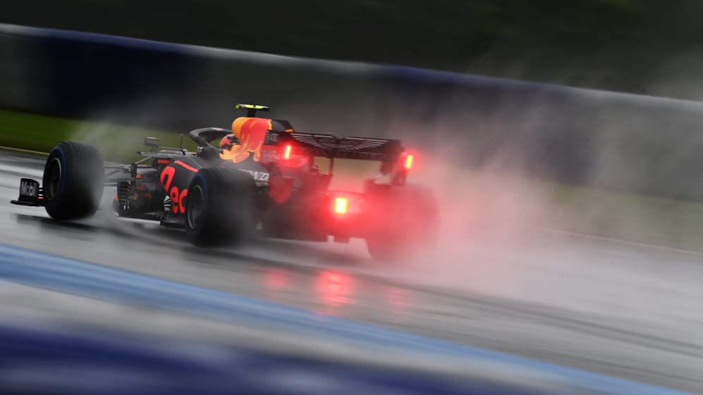 SPIELBERG, AUSTRIA - JULY 11: Alexander Albon of Thailand driving the (23) Aston Martin Red Bull