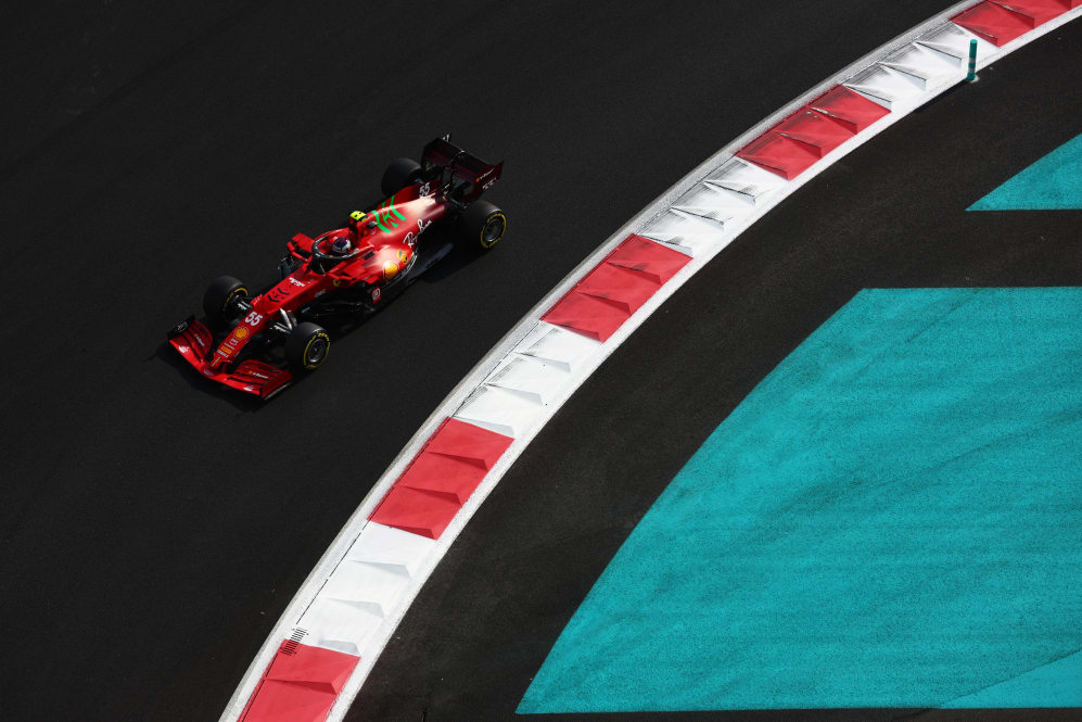 ABU DHABI, UNITED ARAB EMIRATES - DECEMBER 11: Carlos Sainz of Spain driving the (55) Scuderia