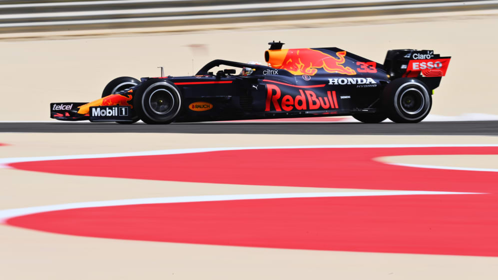 BAHRAIN, BAHRAIN - MARCH 12: Max Verstappen of the Netherlands driving the (33) Red Bull Racing