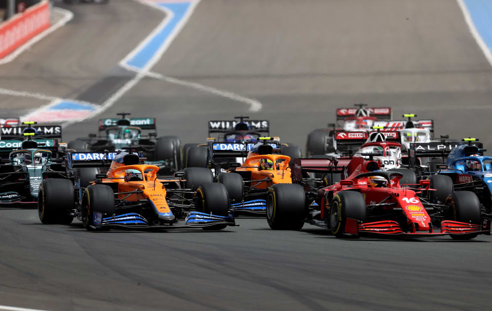 LE CASTELLET, FRANCE - JUNE 20: Charles Leclerc of Monaco driving the (16) Scuderia Ferrari SF21
