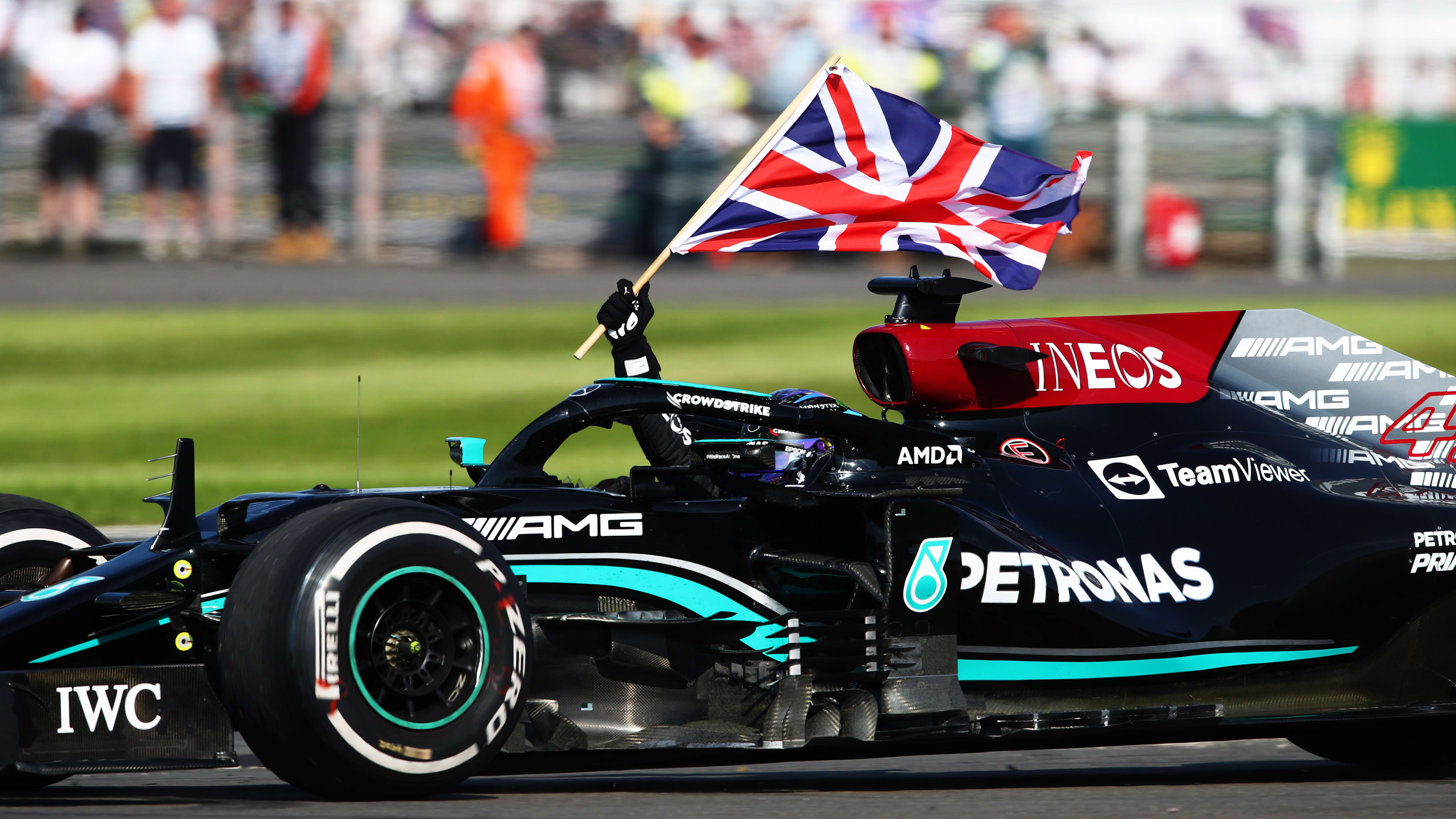 2021 British Grand Prix race report and highlights Hamilton overcomes first-lap collision with Verstappen to hunt down Leclerc for 8th British GP win Formula 1®