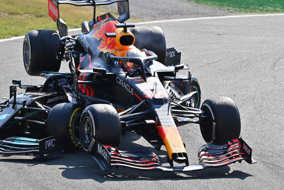 MONZA, ITALY - SEPTEMBER 12: Max Verstappen of the Netherlands driving the (33) Red Bull Racing