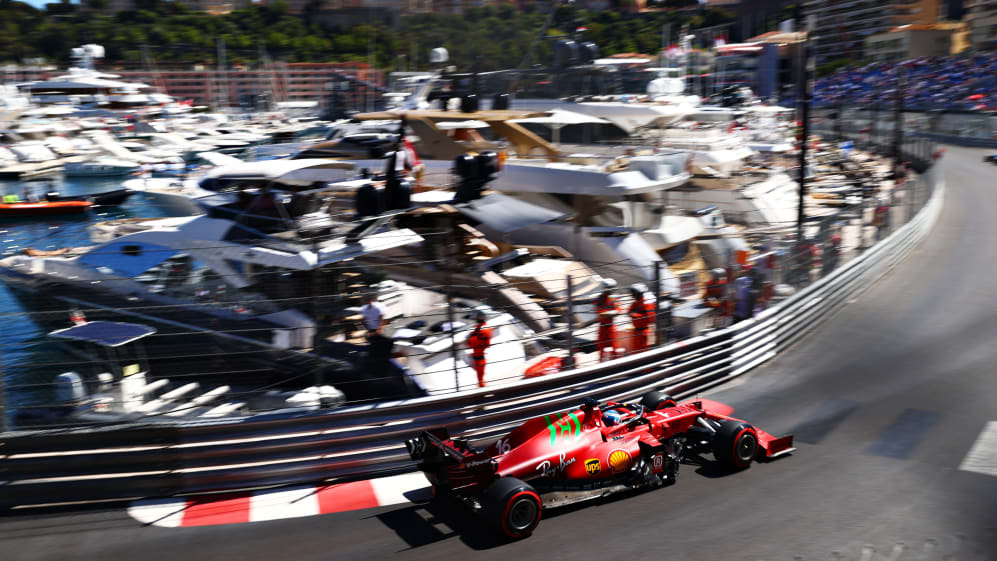 Louis with a fan at the Formula 1 Grand Prix in Monte Carlo