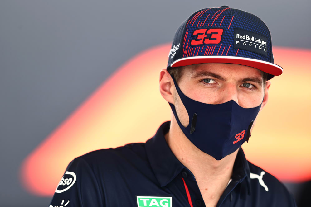 AUSTIN, TEXAS - OCTOBER 21: Max Verstappen of Netherlands and Red Bull Racing looks on in the
